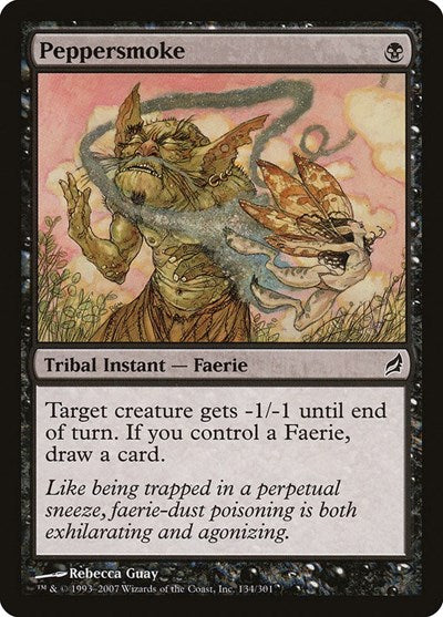 2007 Magic: The Gathering: Lorwyn (LRW) - Peppersmoke (#134, Common) (, Lightly Played)