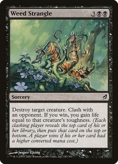 2007 Magic: The Gathering: Lorwyn (LRW) - Weed Strangle (#147, Common) (, Lightly Played)