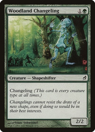2007 Magic: The Gathering: Lorwyn (LRW) - Woodland Changeling (#242, Common) (, Lightly Played)