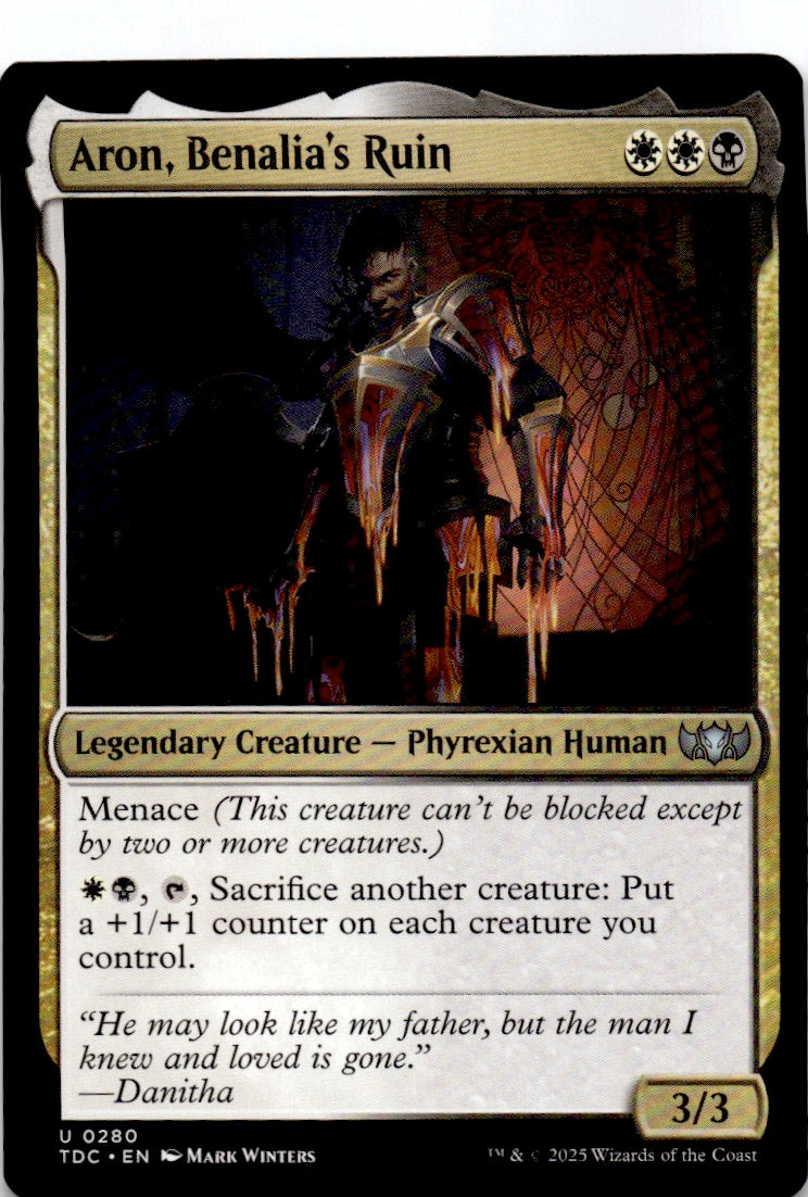 Aron, Benalia's Ruin