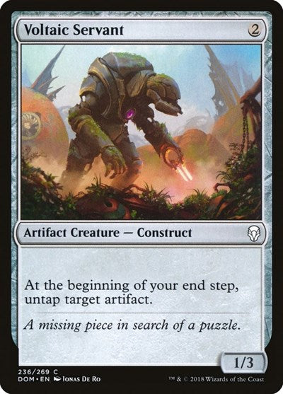 2018 Magic: The Gathering: Dominaria (DOM) - Voltaic Servant (#236, Common) (, Near Mint)