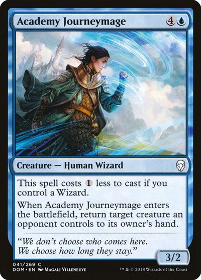 2018 Magic: The Gathering: Dominaria (DOM) - Academy Journeymage (#41, Common) (, Near Mint)
