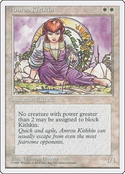 1995 Magic: The Gathering: Fourth Edition (4ED) - Amrou Kithkin (#2, Common) (, Lightly Played)