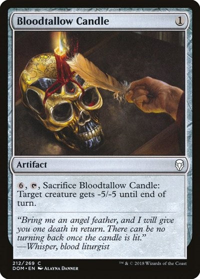 2018 Magic: The Gathering: Dominaria (DOM) - Bloodtallow Candle (#212, Common) (, Near Mint)