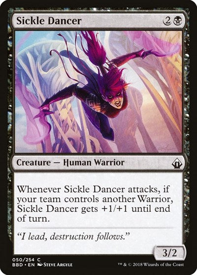 2018 Magic: The Gathering: Battlebond (BBD) - Sickle Dancer (#50, Common) (, Lightly Played)
