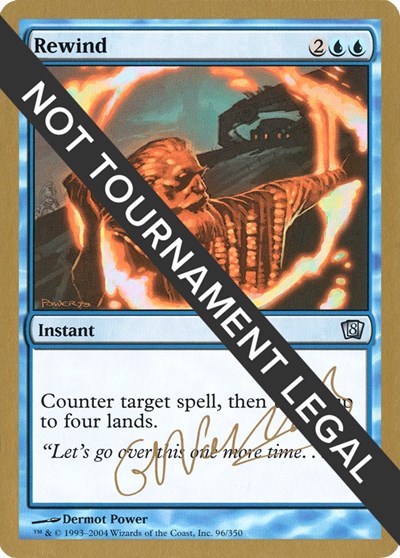 2026 Magic: The Gathering: World Championship Decks (WCD) - Rewind 2004 Gabriel Nassif 8ED (#gn96, Special) (, Near Mint)