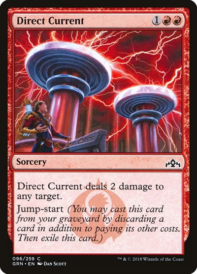 2018 Magic: The Gathering: Guilds of Ravnica (GRN) - Direct Current (#96, Common) (, Lightly Played)