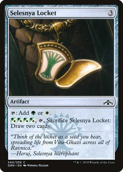 2018 Magic: The Gathering: Guilds of Ravnica (GRN) - Selesnya Locket (#240, Common) (, Lightly Played)