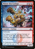 2018 Magic: The Gathering: Guilds of Ravnica (GRN) - Piston Fist Cyclops (#217, Common) (, Lightly Played)