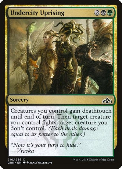 2018 Magic: The Gathering: Guilds of Ravnica (GRN) - Undercity Uprising (#210, Common) (, Lightly Played)