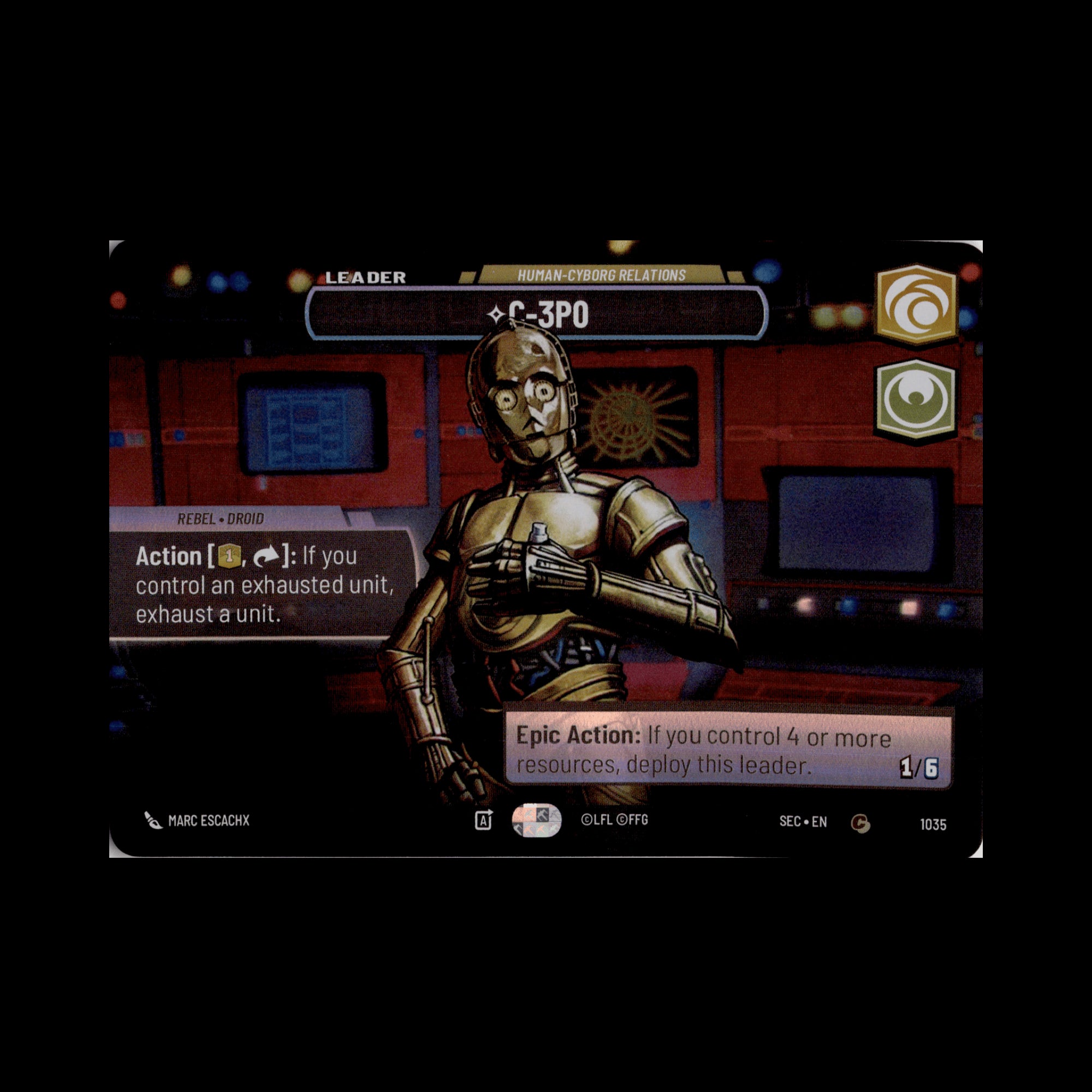 C-3PO - Human-Cyborg Relations (Showcase) (Back)