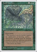 1995 Magic: The Gathering: Fourth Edition (4ED) - Land Leeches (#255, Common) (, Near Mint)