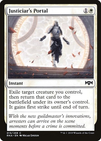 2019 Magic: The Gathering: Ravnica Allegiance (RNA) - Justiciars Portal (#13, Common) (, Near Mint)