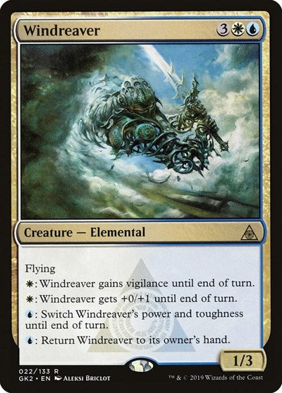 2019 Magic: The Gathering: Ravnica Allegiance: Guild Kits (GK2) - Windreaver (#22, Rare) (, Lightly Played)