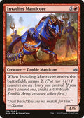 2019 Magic: The Gathering: War of the Spark (WAR) - Invading Manticore (#134, Common) (, Lightly Played)