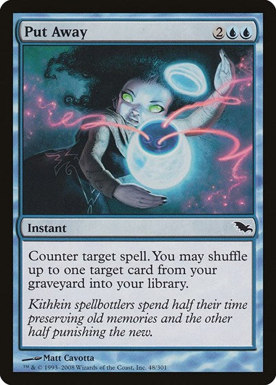 2008 Magic: The Gathering: Shadowmoor (SHM) - Put Away (#48, Common) (, Lightly Played)