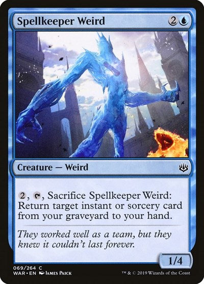 2019 Magic: The Gathering: War of the Spark (WAR) - Spellkeeper Weird (#69, Common) (, Near Mint)