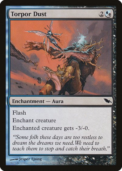 2008 Magic: The Gathering: Shadowmoor (SHM) - Torpor Dust (#177, Common) (, Near Mint)