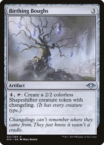 2019 Magic: The Gathering: Modern Horizons (MH1) - Birthing Boughs (#221, Uncommon) (, Near Mint)