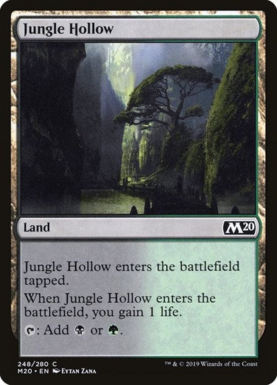 2019 Magic: The Gathering: Core Set 2020 (M20) - Jungle Hollow (#248, Common)