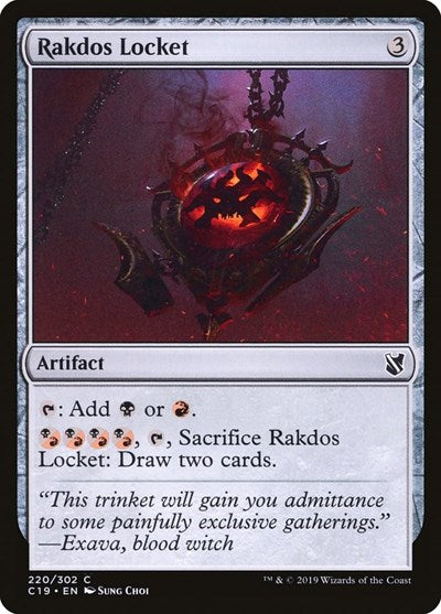 2019 Magic: The Gathering: Commander 2019 (C19) - Rakdos Locket (#220, Common) (, Lightly Played)