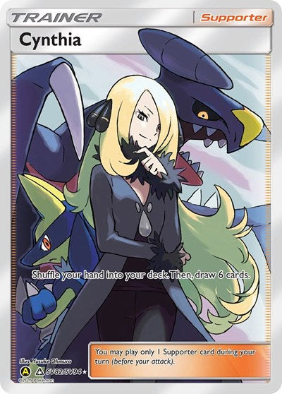 2019 Pokemon: Hidden Fates: Shiny Vault (HIF:SV) - Cynthia (#SV82/SV94, Shiny Holo Rare) (Holofoil, Near Mint)