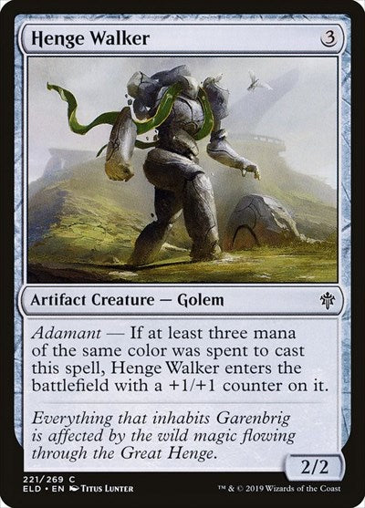 2019 Magic: The Gathering: Throne of Eldraine (ELD) - Henge Walker (#221, Common) (, Lightly Played)