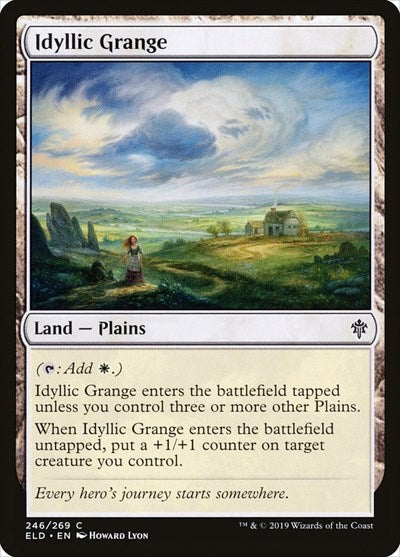 2019 Magic: The Gathering: Throne of Eldraine (ELD) - Idyllic Grange (#246, Common) (, Near Mint)