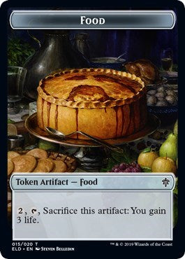 2019 Magic: The Gathering: Throne of Eldraine (ELD) - Food Token 015 (#15, T) (, Lightly Played)