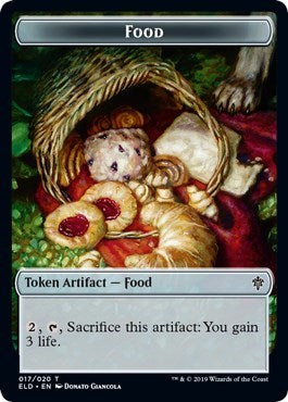 2019 Magic: The Gathering: Throne of Eldraine (ELD) - Food Token 017 (#17, T) (, Lightly Played)