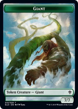 2019 Magic: The Gathering: Throne of Eldraine (ELD) - Giant Token (#10, T) (, Near Mint)