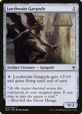 2019 Magic: The Gathering: Throne of Eldraine (ELD) - Locthwain Gargoyle (#225, Common) (, Lightly Played)