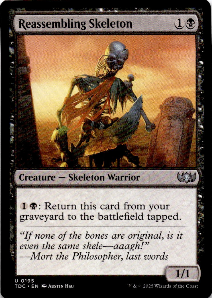Reassembling Skeleton