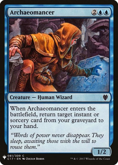 2026 Magic: The Gathering: The List Reprints (LIST) - Archaeomancer (#C17-81, Common) (, Near Mint)