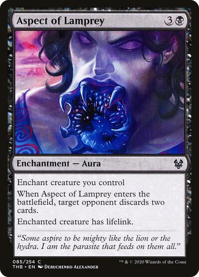 2020 Magic: The Gathering: Theros Beyond Death (THB) - Aspect of Lamprey (#85, Common) (, Lightly Played)