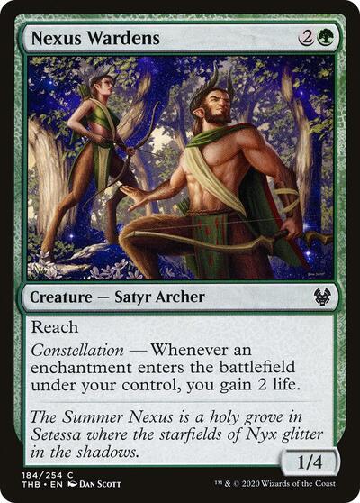 2020 Magic: The Gathering: Theros Beyond Death (THB) - Nexus Wardens (#184, Common) (, Lightly Played)