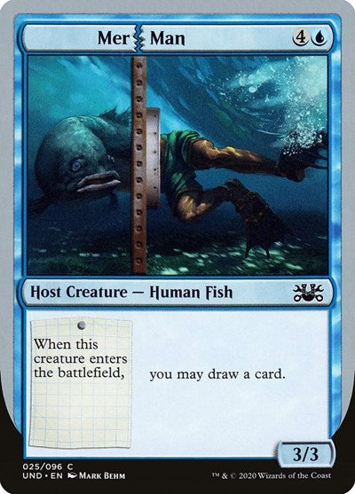 2020 Magic: The Gathering: Unsanctioned (UND) - Mer Man (#25, Common) (, Near Mint)