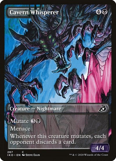 2020 Magic: The Gathering: Ikoria: Lair of Behemoths (IKO) - Cavern Whisperer Showcase (#287, Common) (, Lightly Played)