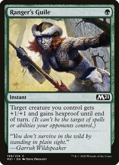 2020 Magic: The Gathering: Core Set 2021 (M21) - Rangers Guile (#199, Common) (, Lightly Played)