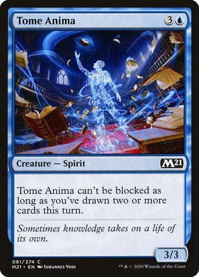 2020 Magic: The Gathering: Core Set 2021 (M21) - Tome Anima (#81, Common) (, Near Mint)