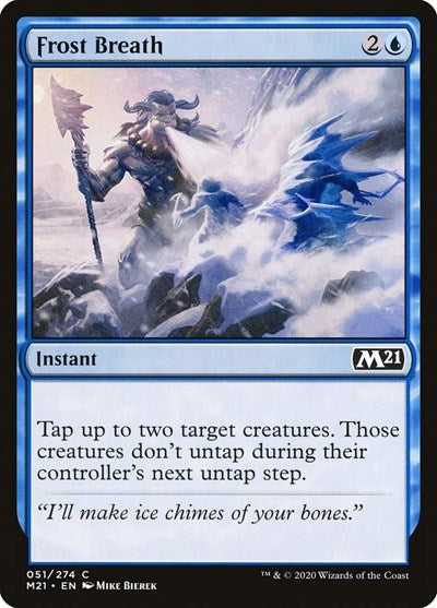 2020 Magic: The Gathering: Core Set 2021 (M21) - Frost Breath (#51, Common) (, Near Mint)