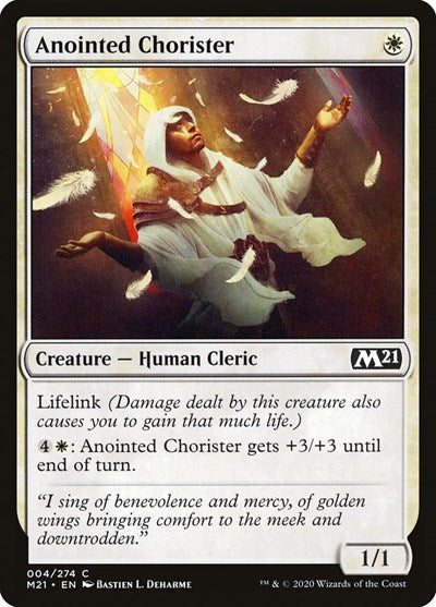 2020 Magic: The Gathering: Core Set 2021 (M21) - Anointed Chorister (#4, Common) (, Lightly Played)