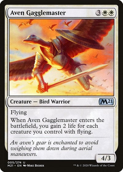2020 Magic: The Gathering: Core Set 2021 (M21) - Aven Gagglemaster (#5, Uncommon) (, Near Mint)