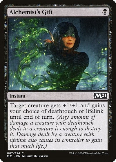 2020 Magic: The Gathering: Core Set 2021 (M21) - Alchemists Gift (#87, Common) (, Lightly Played)
