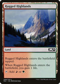 2020 Magic: The Gathering: Core Set 2021 (M21) - Rugged Highlands (#249, Land) (, Lightly Played)