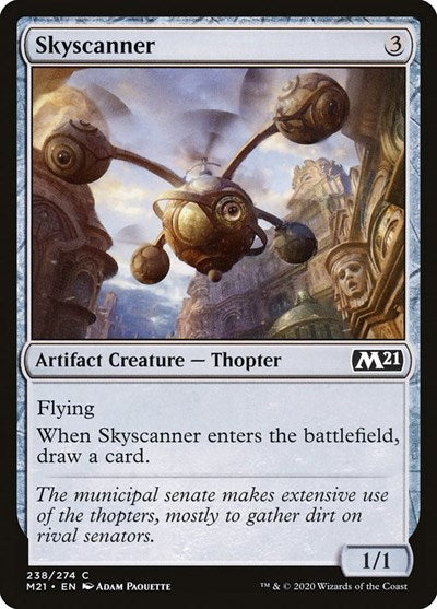 2020 Magic: The Gathering: Core Set 2021 (M21) - Skyscanner (#238, Common) (, Lightly Played)