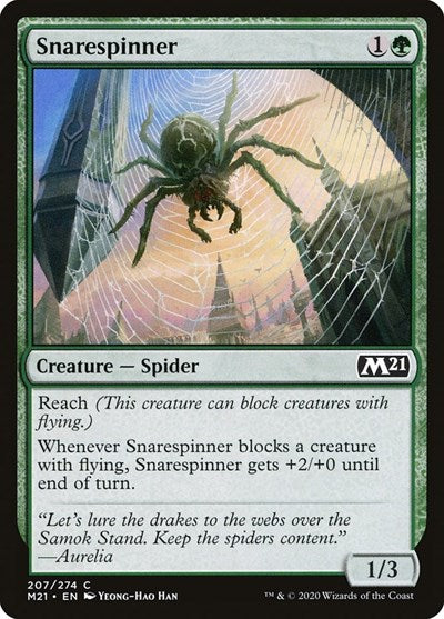 2020 Magic: The Gathering: Core Set 2021 (M21) - Snarespinner (#207, Common) (, Lightly Played)