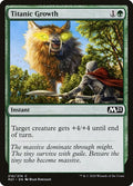 2020 Magic: The Gathering: Core Set 2021 (M21) - Titanic Growth (#210, Common) (, Lightly Played)