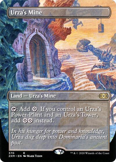 2020 Magic: The Gathering: Double Masters (2XM) - Urzas Mine Borderless (#370, Rare) (, Near Mint)