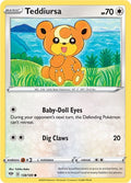 2020 Pokemon: SWSH03: Darkness Ablaze (SWSH03) - Teddiursa (#138/189, Common) (, Near Mint)